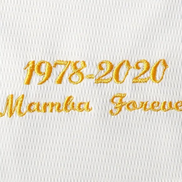 Kobe Bryant Mamba Los Angeles Dodgers / Lakers Baseball Jersey White Stitched - Picture 5 of 5